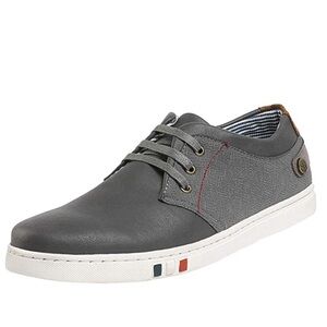 Bruno Marc Gray Sneakers with Sleek Design and Comfort, Size 11